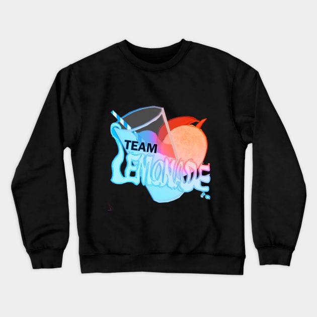 Team Lemonade - ALT Colours - Orange and Blue Crewneck Sweatshirt by Cheesetoken